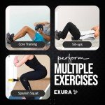 Adjustable Nordic Curl Strap with Knee Pad