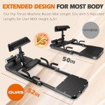 Multifunctional Hip Thrust and Squat Machine