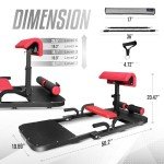 Yes4All Hip Thrust Machine with Resistance Bands