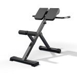 Adjustable 45-Degree Hyperextension Roman Chair