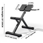 Adjustable 45-Degree Hyperextension Roman Chair