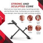 Adjustable 45-Degree Hyperextension Roman Chair