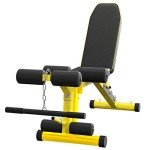 EASY BIG Adjustable Weight Bench with Leg Extension