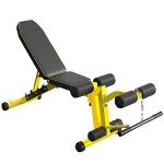 EASY BIG Adjustable Weight Bench with Leg Extension
