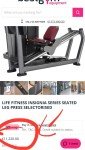 Signature Series Seated Leg Press Machine