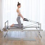 Foldable Pilates Reformer for Home Workouts