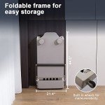 Foldable Pilates Reformer for Home Workouts