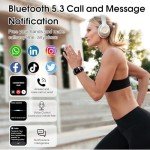 DUSONLAP Waterproof Fitness Smartwatch with Call Feature