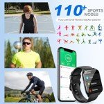 DUSONLAP Waterproof Fitness Smartwatch with Call Feature