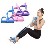 4-Tube Resistance Training System for Home Fitness