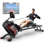 PASYOU Bluetooth Water Rowing Machine for Home Use