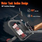 PASYOU Bluetooth Water Rowing Machine for Home Use