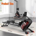 PASYOU Bluetooth Water Rowing Machine for Home Use
