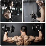 Fingerless Gym Gloves for Weight Lifting Support