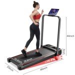 Foldable Walking Pad with Incline & Handle Bar