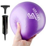 Beenax 23cm Soft Pilates Ball with Pump