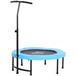 HOMCOM 40" Adjustable Handle Mini Trampoline for Adults
