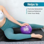Beenax 23cm Soft Pilates Ball with Pump