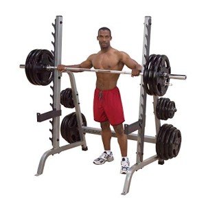 Body Solid Dumbbell Rack in Grey