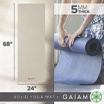 Gaiam Non-Slip Yoga Mat for All Workouts