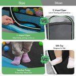 GYMAX 6FT 3-in-1 Kids Trampoline and Swing