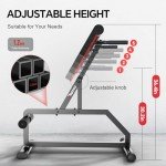 Adjustable Hyperextension Roman Chair for Home Workouts