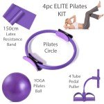 Elite 4-Piece Pilates Fitness Equipment Set