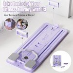 Foldable Pilates Reformer Board Set for Home Fitness