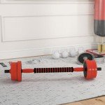 Soozier 4-in-1 Adjustable Dumbbells for Home Gym