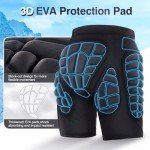 TOMSHOO Padded Shorts for Skiing and Snowboarding