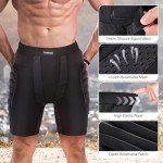 TOMSHOO Padded Shorts for Skiing and Snowboarding