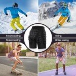 TOMSHOO Padded Shorts for Skiing and Snowboarding