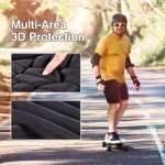 TOMSHOO Padded Shorts for Skiing and Snowboarding