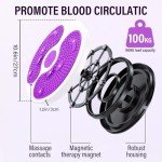 Twist Board Exercise Disc with Massage Feet (Purple)
