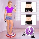 Twist Board Exercise Disc with Massage Feet (Purple)