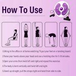 Twist Board Exercise Disc with Massage Feet (Purple)