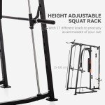 3-in-1 Smith Machine & Power Cage System