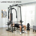 3-in-1 Smith Machine & Power Cage System