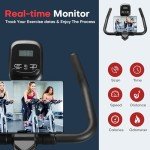 RIKSION Indoor Exercise Bike with Silent Drive