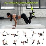 Flintronic Adjustable Sling Trainer Set for Home Gym