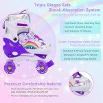 Adjustable Light-Up Roller Skates for Kids