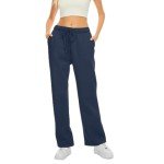 Comfy Navy Joggers and Yoga Pants for Women