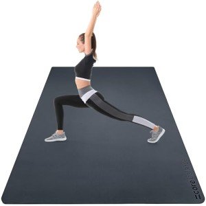 Extra Large Non-Slip Yoga Mat with Strap
