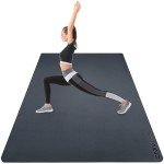 Extra Large Non-Slip Yoga Mat with Strap
