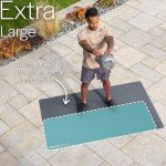 Extra Large Non-Slip Yoga Mat with Strap