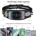 BILIONE Adjustable Reflective Running Waist Belt
