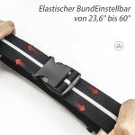 BILIONE Adjustable Reflective Running Waist Belt