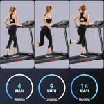 UMAY Folding Treadmill with Heart Rate Sensor