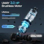 UMAY Folding Treadmill with Heart Rate Sensor