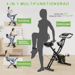 Devoko 4-in-1 Foldable Magnetic Resistance Exercise Bike